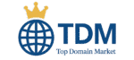 TopDomainMarket.com TDM logo – premium domain marketplace for buying, selling, and investing in brandable domains