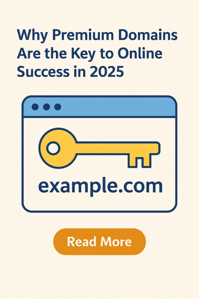 Premium Domains boost online success and SEO in 2025