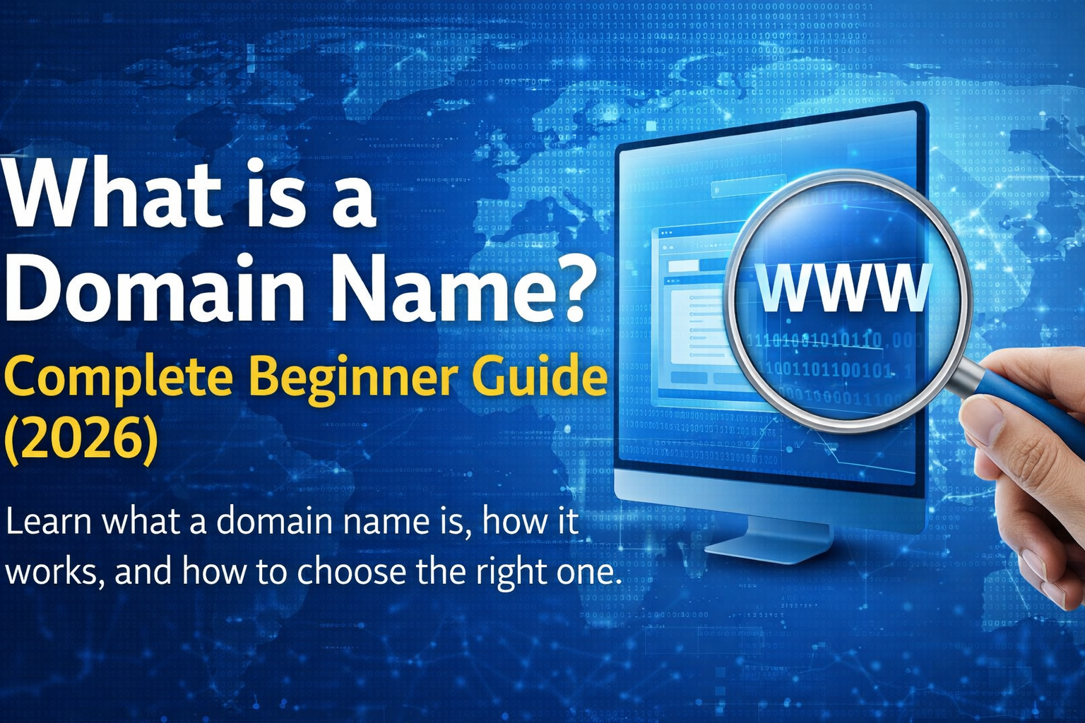What is a domain name complete beginner guide 2026